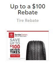 $100 Tire Rebate $100 Tire Rebate