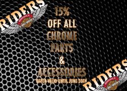 15% OFF Chrome Parts & Accessories 15% OFF Chrome Parts & Accessories