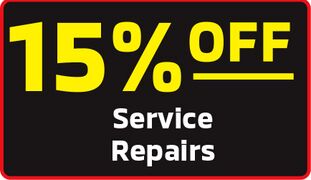 15% OFF Service Repairs 15% OFF Service Repairs