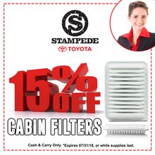 15% Off Cabin Filters 15% Off Cabin Filters