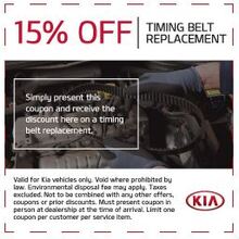 15% off Timing Belt Replacement 15% off Timing Belt Replacement