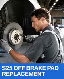 $25 OFF Brake Pad Replacement – BMW $25 OFF Brake Pad Replacement – BMW