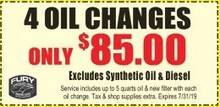 4 Oil Changes 4 Oil Changes