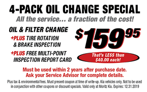 4-Pack Oil Change Special 4-Pack Oil Change Special