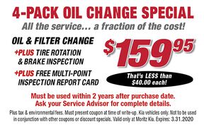 4-Pack Oil Change Special 4-Pack Oil Change Special