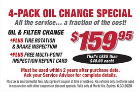 4-Pack Oil Change Special 4-Pack Oil Change Special
