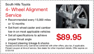 4-Wheel Alignment $89.95 4-Wheel Alignment $89.95