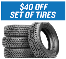 $40 OFF SET OF TIRES $40 OFF SET OF TIRES