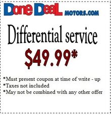 $49 Differential service $49 Differential service