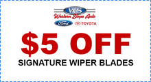$5 Off Purchase of Signature Wiper Blades $5 Off Purchase of Signature Wiper Blades