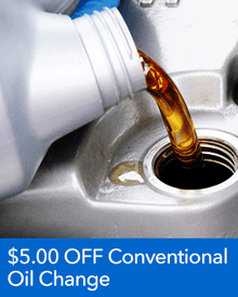 $5.00 OFF Conventional Oil Change - Honda $5.00 OFF Conventional Oil Change - Honda