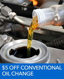 $5.00 OFF Conventional Oil Change – Honda $5.00 OFF Conventional Oil Change – Honda