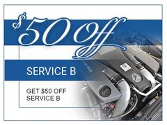 $50.00 Off Service B Package $50.00 Off Service B Package
