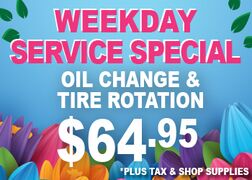 $64.95 Weekday Service Special $64.95 Weekday Service Special
