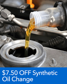 $7.50 OFF Synthetic Oil - Honda $7.50 OFF Synthetic Oil - Honda