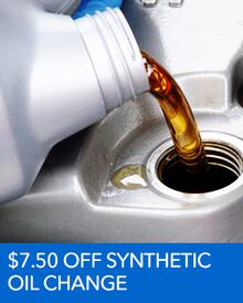 $7.50 OFF Synthetic Oil – Honda $7.50 OFF Synthetic Oil – Honda