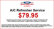 A/C Refresher Service A/C Refresher Service