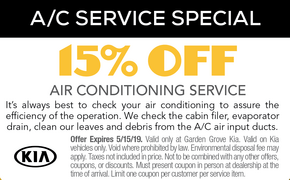 A/C Service Special A/C Service Special