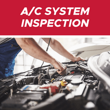 A/C System Inspection A/C System Inspection