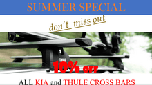 ALL KIA and THULE CROSS BARS ALL KIA and THULE CROSS BARS