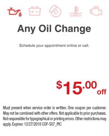 Any Oil Change Any Oil Change