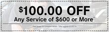 Any Service of $600 or More Any Service of $600 or More