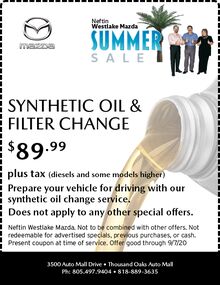 August '20 Synthetic Oil & Filter Change August '20 Synthetic Oil & Filter Change