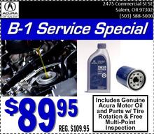 B-1 Service Special B-1 Service Special