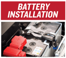BATTERY INSTALLED BATTERY INSTALLED