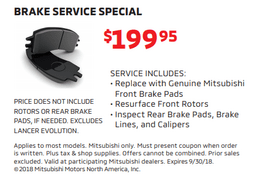 BRAKE SERVICE SPECIAL BRAKE SERVICE SPECIAL
