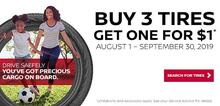 BUY 3 TIRES GET ONE FOR $1 BUY 3 TIRES GET ONE FOR $1