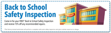 Back to School Safety Inspection Back to School Safety Inspection