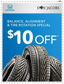 Balance, Alignment & Tire Rotation Special Balance, Alignment & Tire Rotation Special