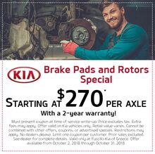Brake Pads and Rotors Special Brake Pads and Rotors Special