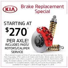 Brake Replacement Special Brake Replacement Special