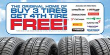 Buy 3 Tires Get 4th Tire FREE! Buy 3 Tires Get 4th Tire FREE!