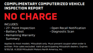 COMPLIMENTARY COMPUTERIZED VEHICLE INSPECTION REPORT COMPLIMENTARY COMPUTERIZED VEHICLE INSPECTION REPORT