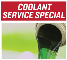 COOLANT SERVICE SPECIAL COOLANT SERVICE SPECIAL