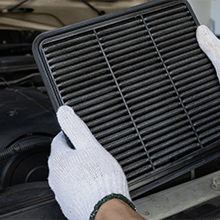 Cabin and engine filter exchange Cabin and engine filter exchange