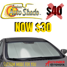 Custom Auto Shade $30 Custom Auto Shade $30