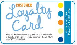 Customer Loyalty Card Customer Loyalty Card