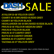 DASH-MAT SALE $40 DASH-MAT SALE $40