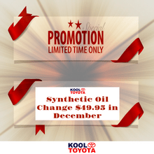 December Synthetic Oil Change Special December Synthetic Oil Change Special