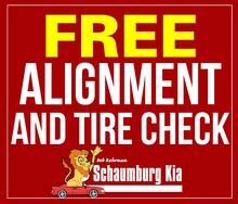 FREE ALIGNMENT AND TIRE CHECK FREE ALIGNMENT AND TIRE CHECK