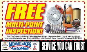 FREE Multi-Point Inspection FREE Multi-Point Inspection