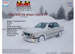 FREE WINTER ROAD CHECK-UP FREE WINTER ROAD CHECK-UP