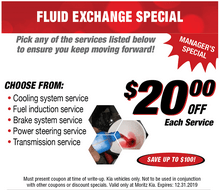 Fluid Exchange Special Fluid Exchange Special