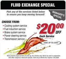 Fluid Exchange Special Fluid Exchange Special