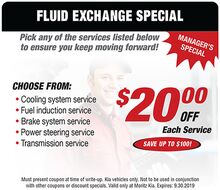 Fluid Exchange Special Fluid Exchange Special