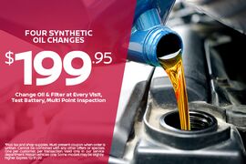 Four Synthetic Oil Changes Four Synthetic Oil Changes